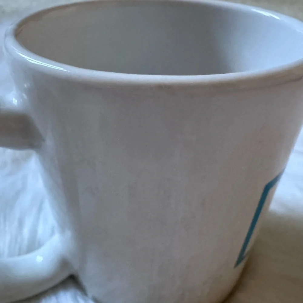 White and Blue Barack Obama Campaign Mug